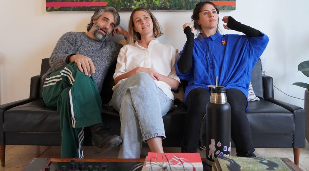 Tomás Alzogaray Vanella, Paz Bloj y Ana Comes
