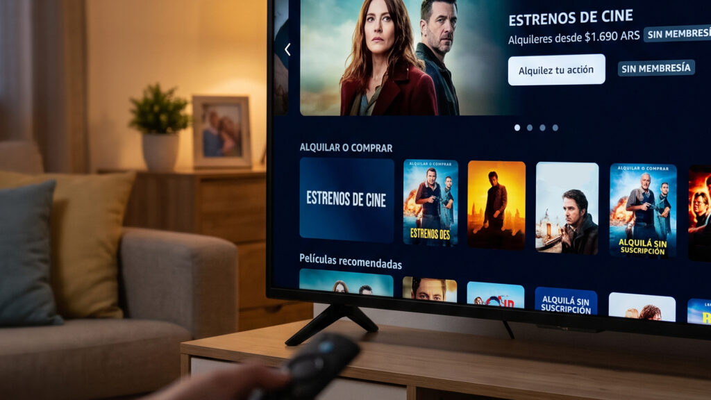 ¿Videoclub digital? En Prime Video podés alquilar y comprar sin pagar abono Prime Video alquiler